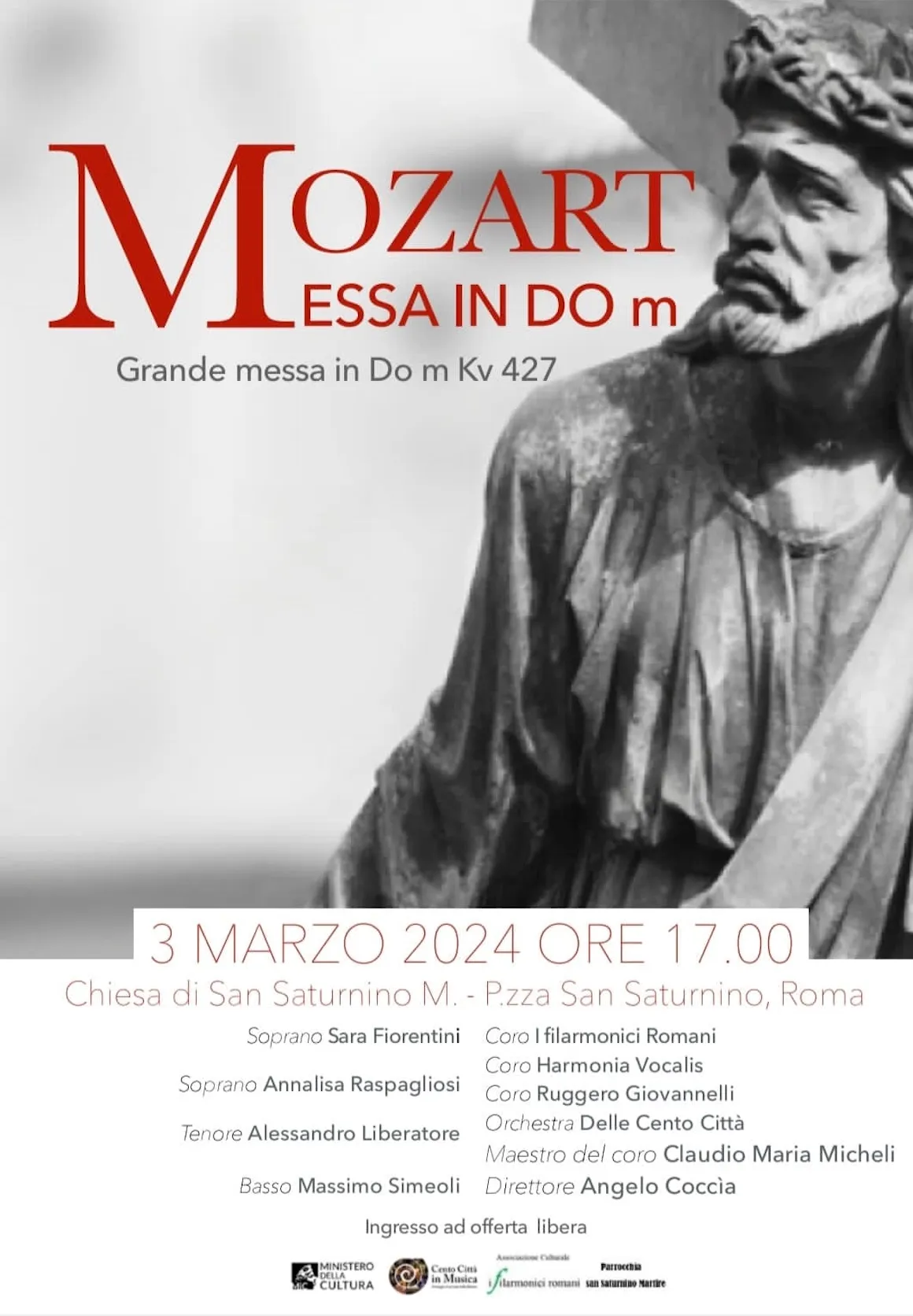 Locandina: Grande Messa in do minore K 427
